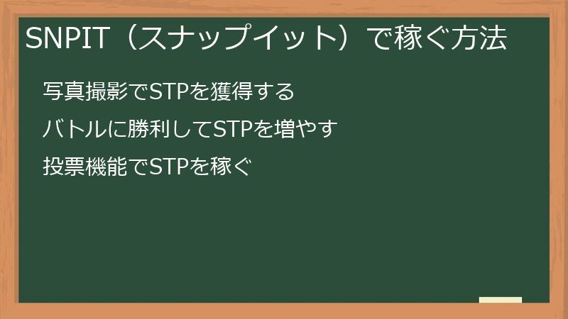 SNPIT（スナップイット）で稼ぐ方法