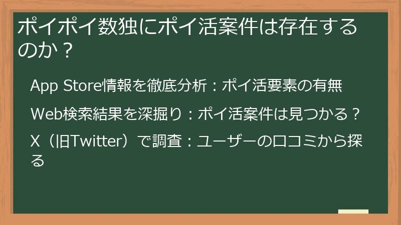 ポイポイ数独にポイ活案件は存在するのか？