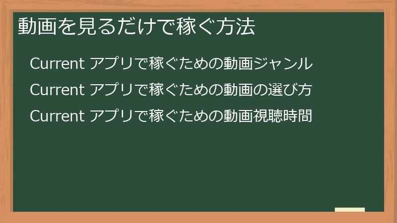 動画を見るだけで稼ぐ方法