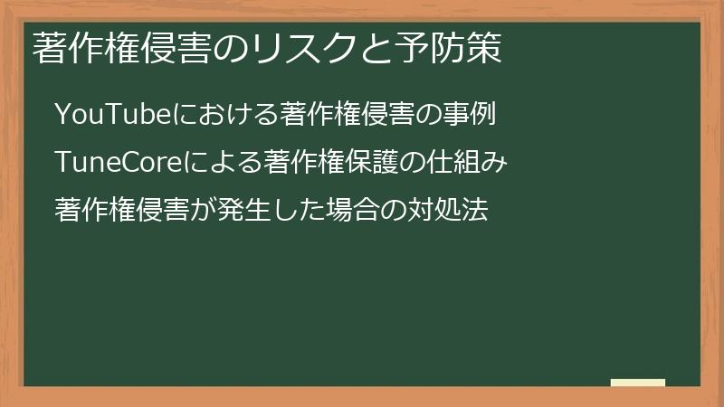 著作権侵害のリスクと予防策