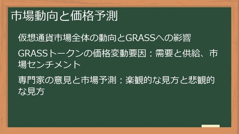 市場動向と価格予測