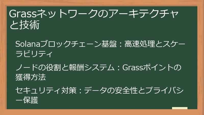 Grassネットワークのアーキテクチャと技術