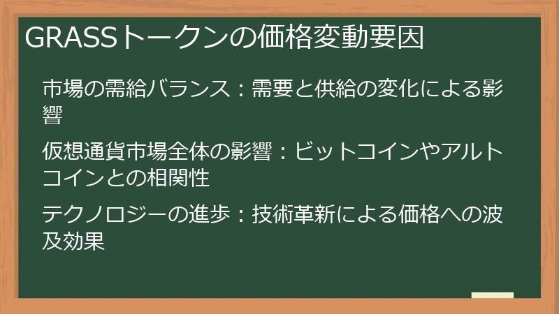GRASSトークンの価格変動要因
