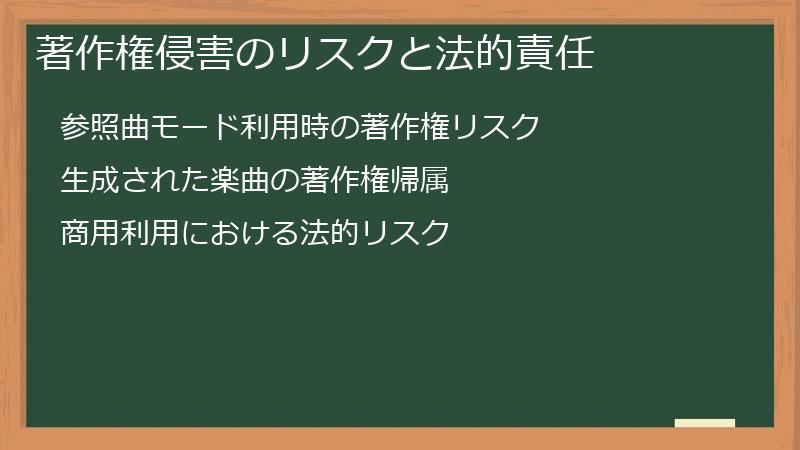 著作権侵害のリスクと法的責任