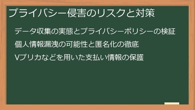 プライバシー侵害のリスクと対策