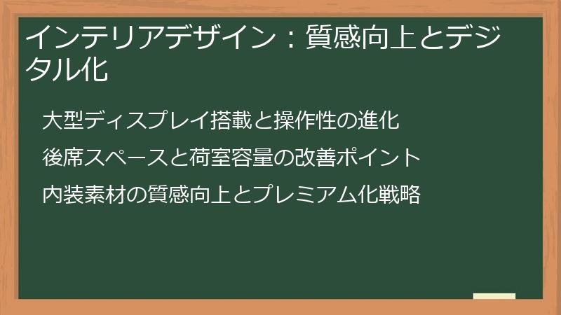 インテリアデザイン：質感向上とデジタル化