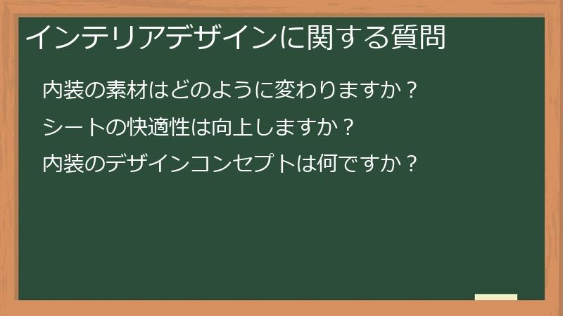 インテリアデザインに関する質問