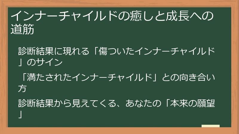 インナーチャイルドの癒しと成長への道筋