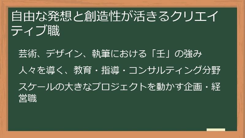自由な発想と創造性が活きるクリエイティブ職