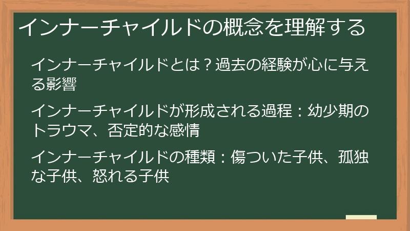 インナーチャイルドの概念を理解する
