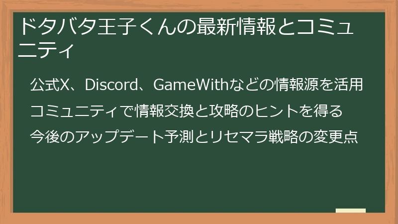 ドタバタ王子くんの最新情報とコミュニティ