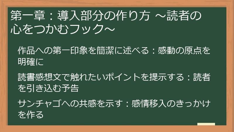 第一章：導入部分の作り方 ～読者の心をつかむフック～