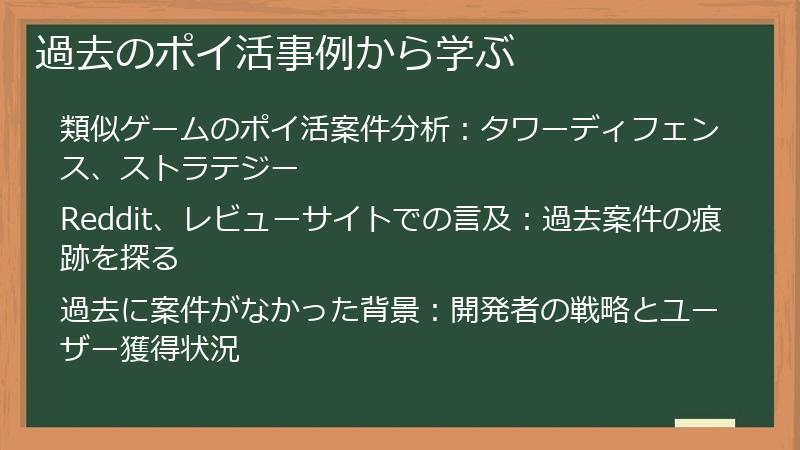 過去のポイ活事例から学ぶ