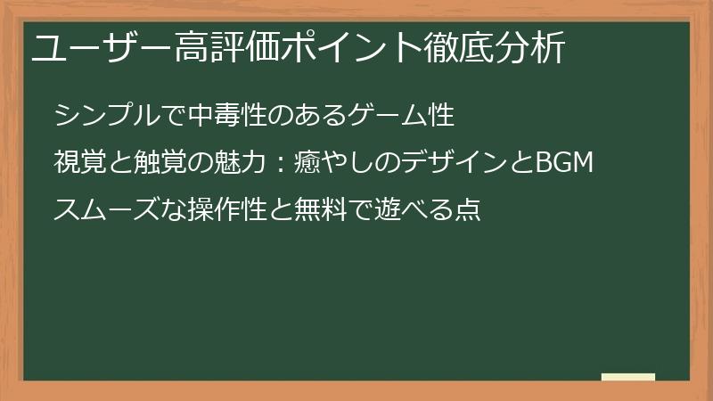 ユーザー高評価ポイント徹底分析
