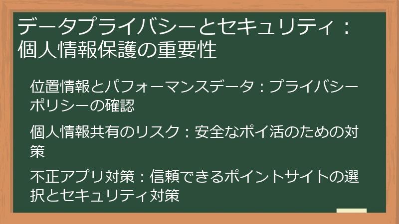データプライバシーとセキュリティ：個人情報保護の重要性