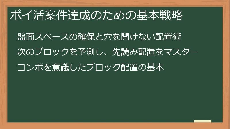 ポイ活案件達成のための基本戦略