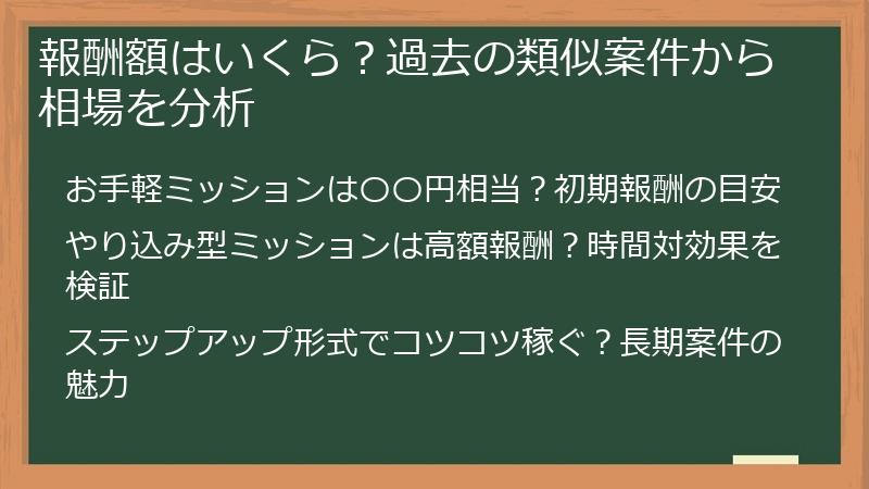 報酬額はいくら？過去の類似案件から相場を分析