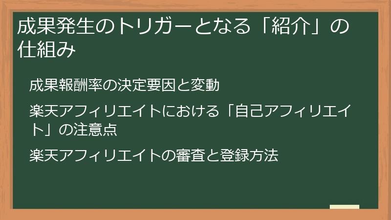 成果発生のトリガーとなる「紹介」の仕組み