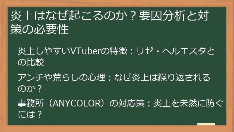 炎上はなぜ起こるのか？要因分析と対策の必要性
