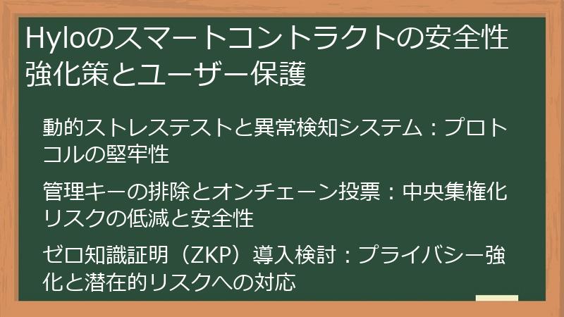 Hyloのスマートコントラクトの安全性強化策とユーザー保護