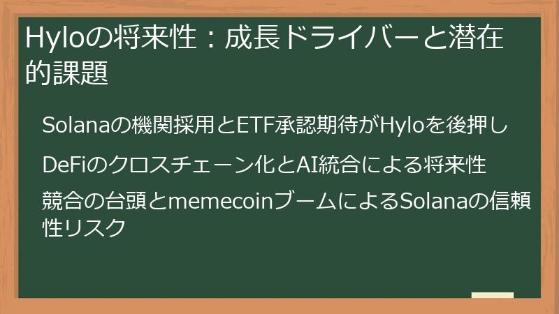 Hyloの将来性：成長ドライバーと潜在的課題